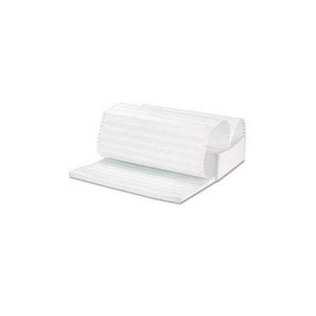 Green Bar Computer Paper, 18lb, 14-7/8 x 8-1/2, Perforated Margins, 2800 Sheets