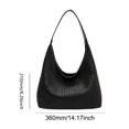 thumbnail image 2 of Bolso de hombro grande para mujer bolso con asa superior suave bolso de cuero para axila bolso de compras, 2 of 9