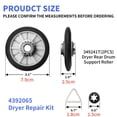 thumbnail image 3 of APPLAYERR Kit de Réparation de Sèche-Cheveux pour Amana Performance de Séchage Optimale Comprend Rouleaux de Courroie Durables et Poulie de Remplacement, 3 of 10