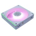 thumbnail image 2 of Lian Li UNI FAN CL Flex 120mm Reverse Blade ARGB Fan, Single Pack, Daisy-Chain Design, Controller Not Included - White (12RCL1F1W), 2 of 3