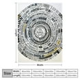 thumbnail image 4 of RUIYC Friends Bubbles Throw Blanket - Measures 50 x inches - Resistant Super Soft Bedding White, 4 of 6