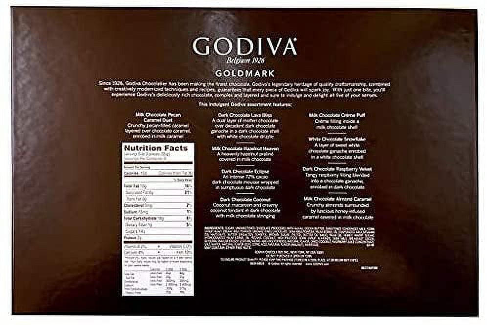 Godiva Belgium Goldmark Assorted Chocolate, 11.3 Ounce (26 Pieces)