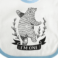 thumbnail image 4 of Inktastic First Birthday 1 Year Old Boys Bear Boys or Girls Baby Bib, 4 of 4