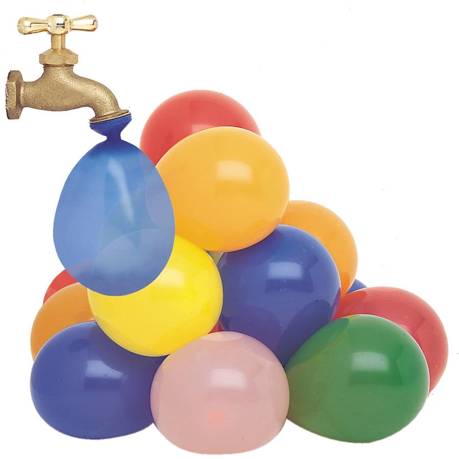 Lot Of 10 Ten Zuru X-Shot 100 Water Balloons w/ Refill Spigot/Faucet Adapter New 
