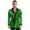 Green, variant on TiaoBug Mens Satin Smoking Robe Nightwear Pajamas Long Sleeve Kimono Bathrobe with Belt Gray M