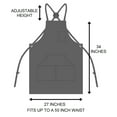 thumbnail image 6 of Hudson Durable Goods - Professional Grade Chef Apron for Kitchen, BBQ & Grill – Burgundy, 6 of 6