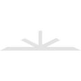 thumbnail image 4 of 96"W x 24"H x 2"D x 4"F, 6/12 Pitch, Saratoga Architectural Grade PVC Gable Bracket, 4 of 8