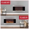 thumbnail image 5 of Northwest 36-inch Wall-Mount Electric Fireplace Heater with Orange Flame and Remote, 5 of 11