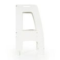 thumbnail image 6 of Guidecraft Kids' Tower Step-Up - White: Children's Adjustable Kitchen Helper, Wood Montessori Learning Toddler Tower with Safety Rail, 6 of 6