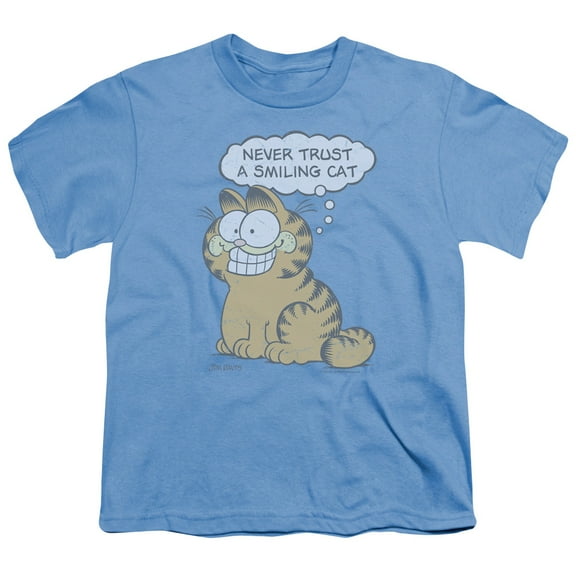 Garfield - Smiling Cat - Youth Short Sleeve Shirt - Medium