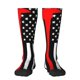 thumbnail image 1 of Balery Firefighters USA Flag Calcetines novedosos Calcetines deportivos Calcetines hasta la rodilla Calcetines de algodón Calcetines originales y geniales, 1 of 6