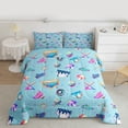 thumbnail image 2 of Homewish Kids Sport Game Bedding Comforter Set,Baseball Lover Twin Comforter Sets,Multicolor Graffiti Bedding Set For Girl Teens,Microfiber Bedroom Decor Reversible,2-Piece, 2 of 8
