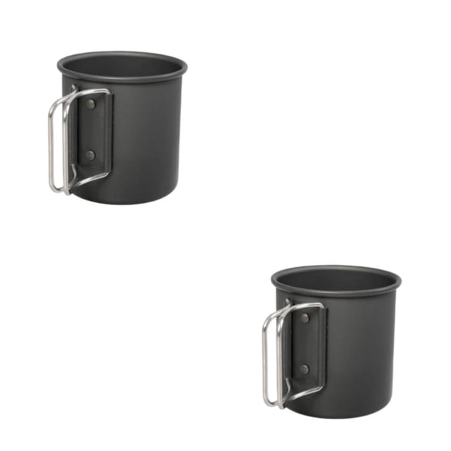 Wosthever Taza de té de aleación de aluminio, taza ligera, cocina, café, agua, Picnic, Camping, senderismo, viaje, suministros de cocina Type1 NO1