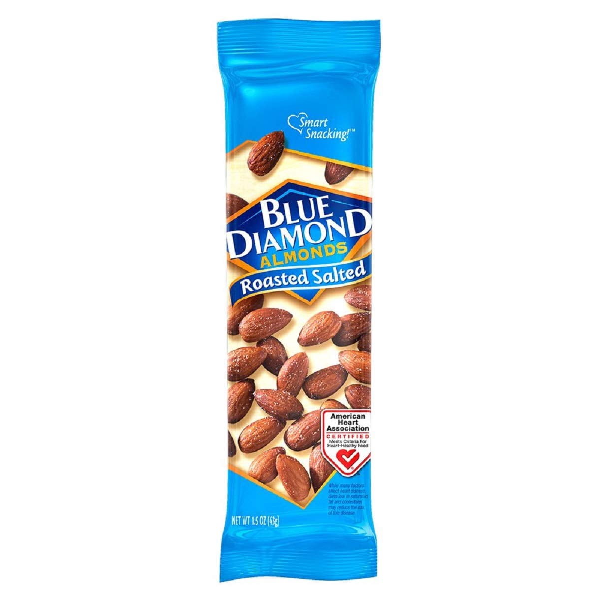 Blue Diamond Almond Variety, 6 Classic Flavors, 3 Bags each Flavor, 1.5 Ounce (Pack of 18)