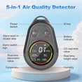 thumbnail image 5 of 5-in-1 Air Quality Monitor Air Quality Meter Detects Humidity Temperature CO Carbon Monoxide Altitud, 5 of 5