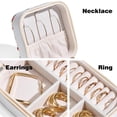 thumbnail image 3 of Mother's Day Woodpecker Portable Jewelry Box Organizer with Adjustable Grids for Rings Earrings Bracelets, 3 of 6