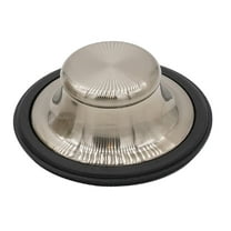 Westbrass Replacement Waste Disposal Stopper with Brass Cap, Satin Nickel