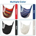 thumbnail image 6 of FGY Hammock Chair Swing Portable Canvas Camping Hanging Seat for Outdoor Indoor (Blue), 6 of 8
