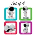thumbnail image 2 of Class Collections White Yoga Astronaut 4 inch Resin Stone Collectible Figurines Set of 4, 2 of 5