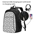 thumbnail image 2 of Daiia Snake Pattern USB Charging Backpack for Men and Women, Anti-Theft Backpack,Travel Backpack,School Backpack,College Backpack,Laptop Backpack, 2 of 7