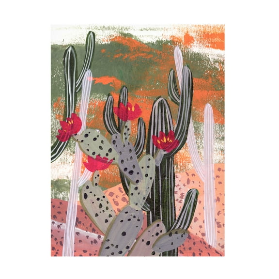 Melissa Wang 'Desert Flowers II' Canvas Art