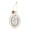Cream, variant on Sterling & Noble 2" x 3" Christmas Ornament Oval Cream Frame