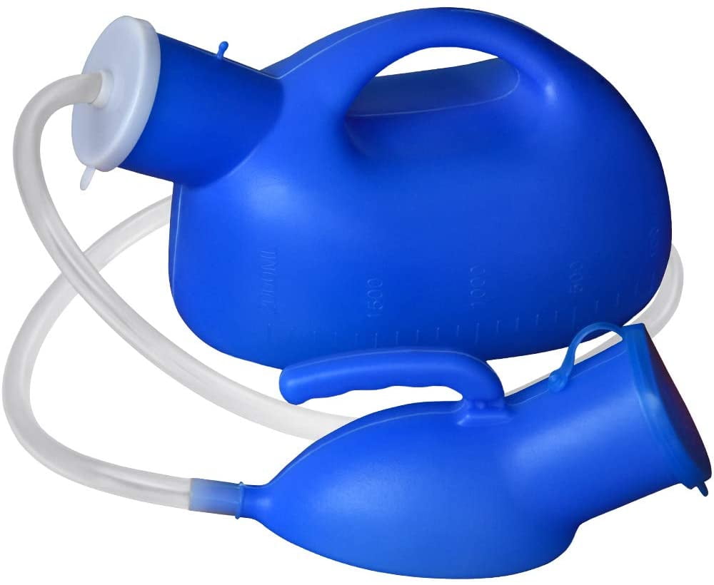 Men's Urinal with Handheld Portable Urine Cup 2000 ml Large Capacity