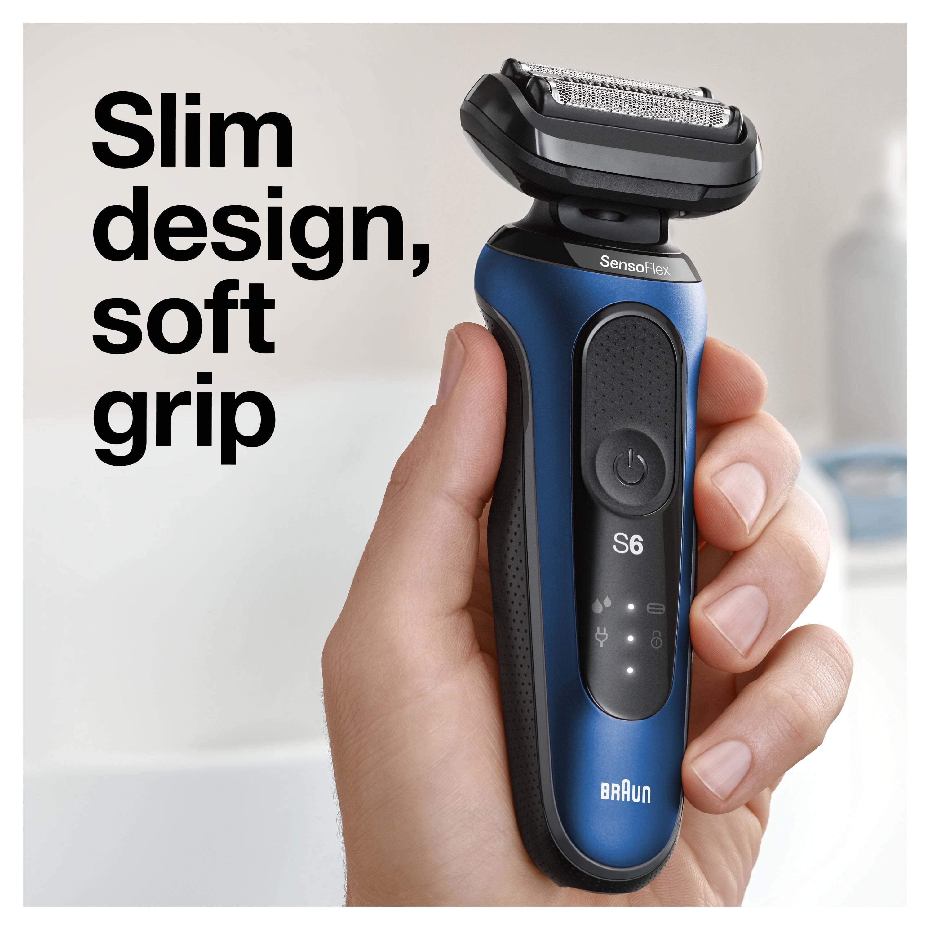 Braun Series 6 6020s Rechargeable Wet Dry Men's Electric Shaver 