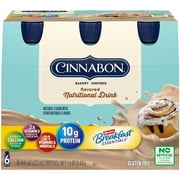 (Pack of 24) Carnation Breakfast ESSENTIALS Cinnabon 6-8 fl oz Bottles