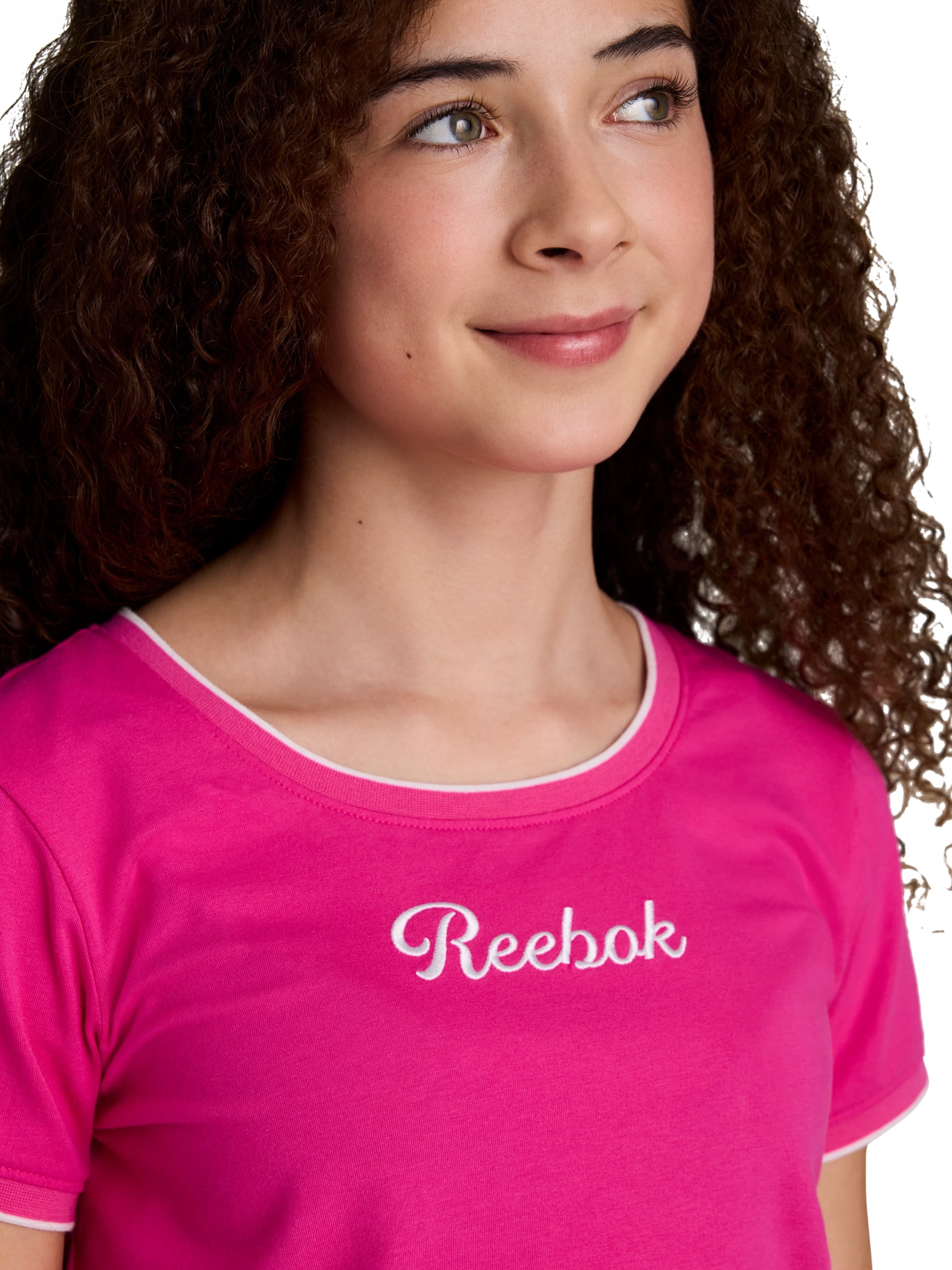 Reebok Girl’s Performance Short Sleeve Pivot T-Shirt, Sizes 4-18