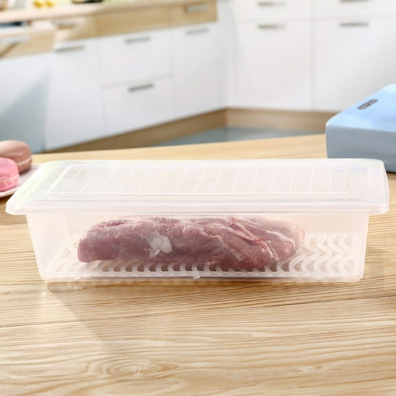 NIYANGLE Airtight Food Storage Containers Food Storage Box 2Pcs