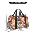 thumbnail image 3 of 13in×19.7in Large Capacity Design Handle Protective Cover Can Be Used As A Travel Bag Handbag Weekend Bag Colorful Easter Eggs Cartoon, 3 of 8