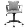 thumbnail image 2 of New Pacific Direct Edison KD 22.5" Fabric Office Chair in Strata Gray, 2 of 2
