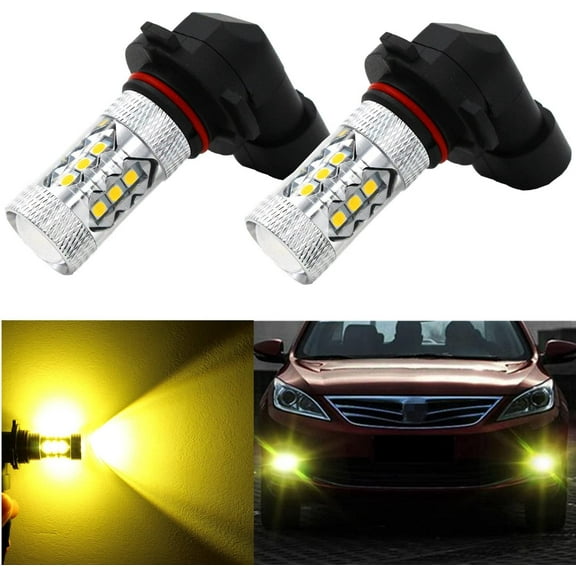 Alla Lighting High Power 3030 SMD New Version Xtremely Super Bright Gold Yellow LED Fog Light Bulbs Lamps Replacement