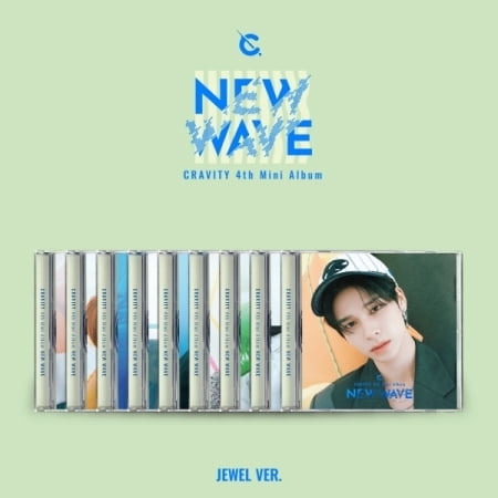 Cravity - New Wave - Jewel Case Version - incl. 16pg Photo Book, Photocard   Mini Folded Poster - Music & Performance - CD