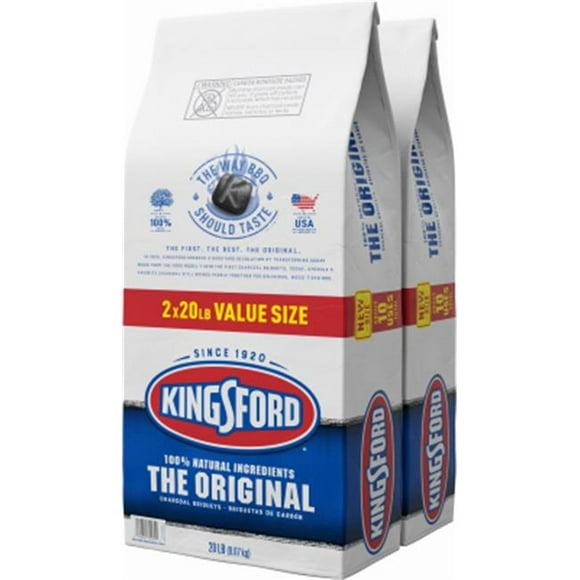 Kingsford Produits 20 lbs Original Kingsford&44; Charbon de Bois - Pack de 2