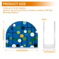 thumbnail image 4 of Yayeee Napkin Holder for Table Kitchen Paper Tissue Organization, Blue Abstract, 4 of 8