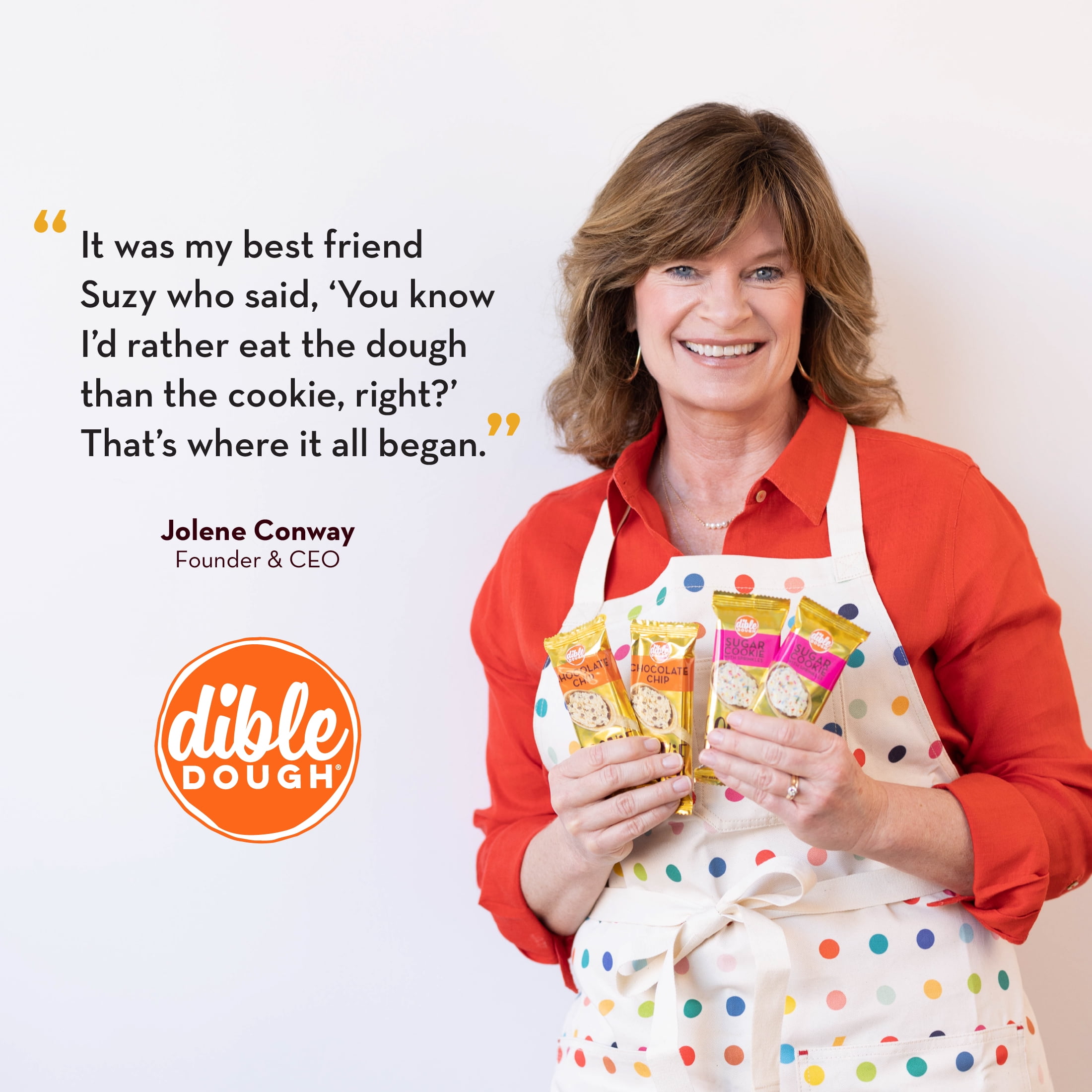 Dible Dough Chocolate Chip Edible Cookie Dough Bar