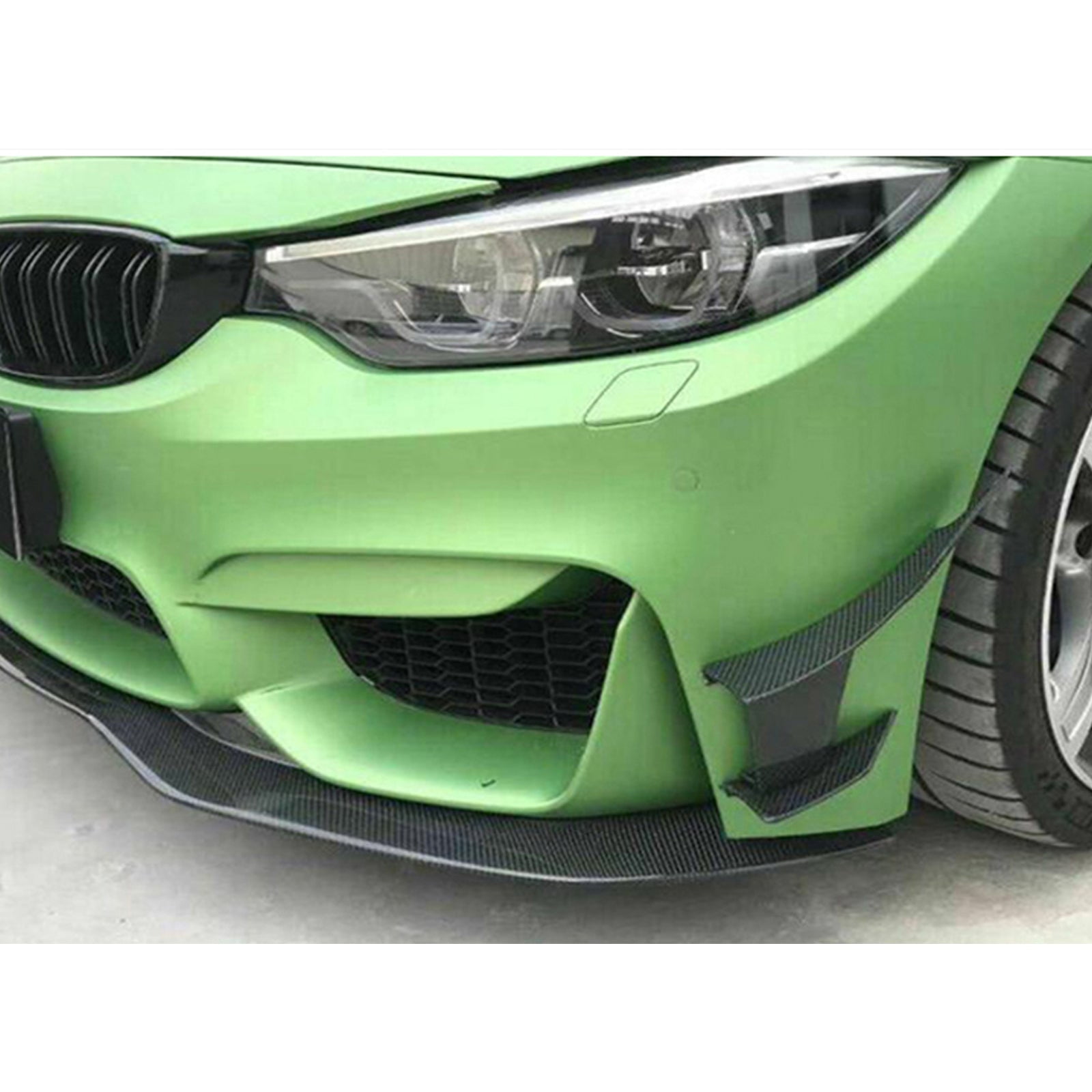 Xotic Tech Exterior Front Bumper Lip Fin Splitter Spoiler Canard