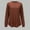 Brown, variant on Hauaitttt Women's Long Sleeve V Neck T Shirt Strip Brushed Fashion Style Top Thermal Underwear for Women Top 3xl Thermal Shirts for Men Women Thermal Tops for Jogging Thermal Underwear for plus Size