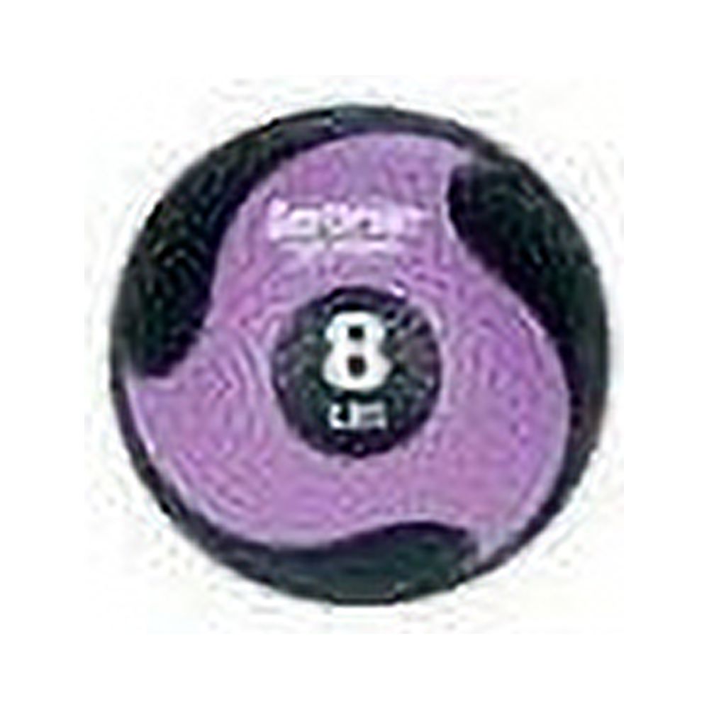 Deluxe 9 in. Medicine Ball in Black and Yellow