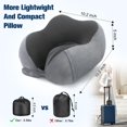 thumbnail image 3 of Almohada cervical de viaje Cirorld para aviones con accesorios, 3 of 9