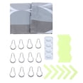 thumbnail image 2 of Waterproof Fabric Shower Curtain Liner Rust Resistant Grommets Machine Washable for Hotel Bathroom, 2 of 7