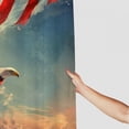 thumbnail image 3 of Orinice American Flag Bathroom Decor Set with Hooks, Colorful Luxurious Graphic Print Polyester Fabric Chic Modern Shower Curtain, Home Bathtubs Decoration 60x72, 3 of 7