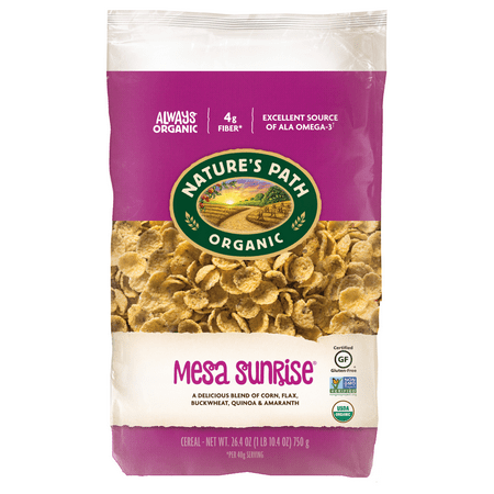 Natures Path Organic Gluten-Free Cereal Mesa Sunrise 26.4 Oz (Best Brand Of Corn Flakes)