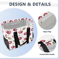 thumbnail image 4 of Large Hand-Held Storage Bag Kitchen Reusable Grocery Bags， Travel Tote Bags， Waterproof Tote，Laundry Bag，Beach Bag， Pool Bag Lovely Red Cherry, 4 of 8