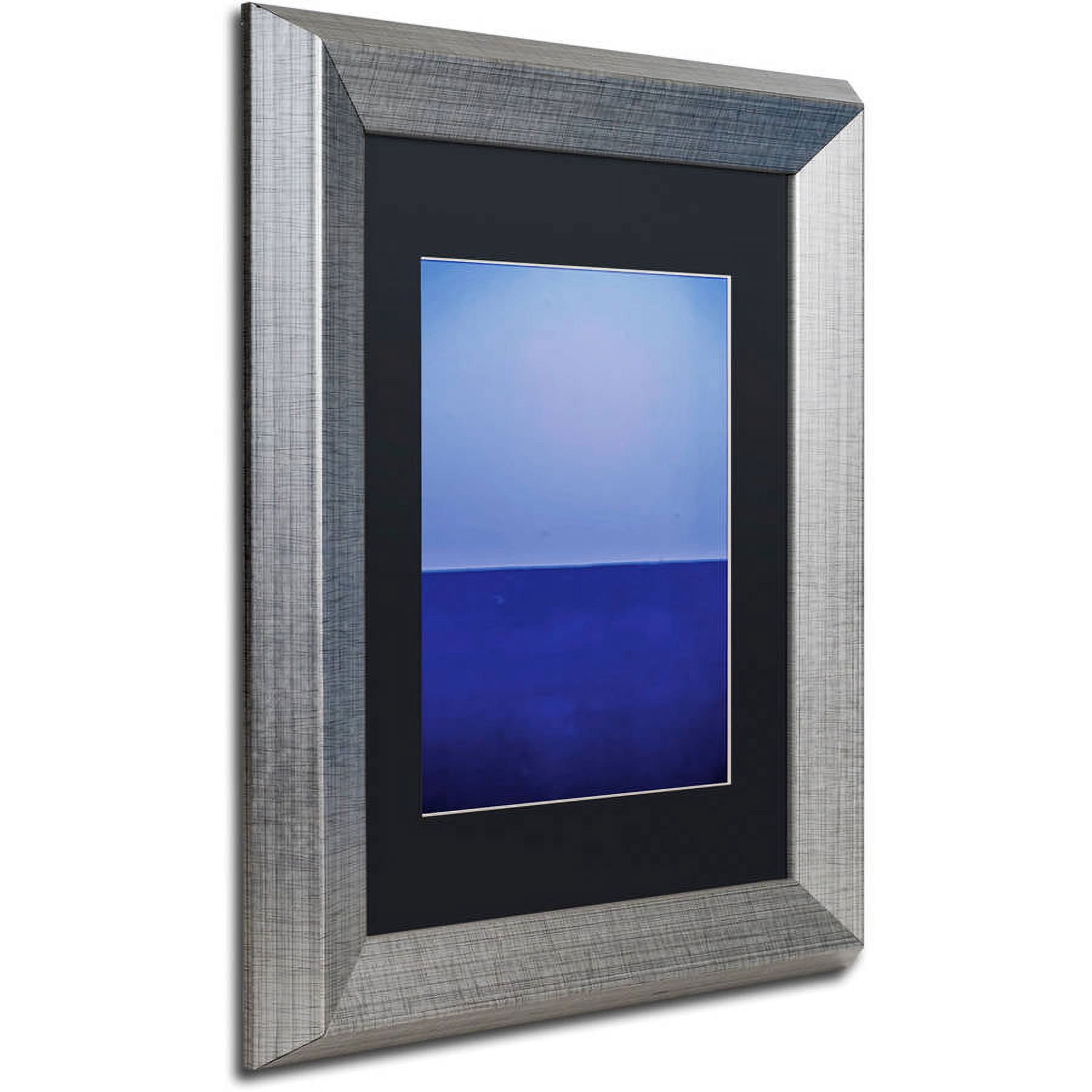 Trademark Fine Art "Silence" Canvas Art by Claire Doherty, Black Matte, Silver Frame