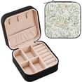 thumbnail image 2 of SKYSONIC Wild Flower Leather Jewelry Box,Portable Mini Jewelry Case Traveling Jewelry Organizer for Rings Necklaces Bracelets Earrings, 2 of 7