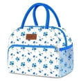 thumbnail image 1 of Bolsa para el almuerzo Coobiiya para mujer y hombre, reutilizable, aislante, color azul, 1 of 8