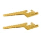 thumbnail image 5 of Reposapiés para pasajero de motocicleta, soporte de extensión para pedales traseros de aleación de aluminio Oro, 5 of 9